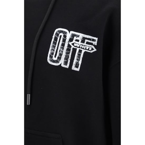 Sudadera de algodón negra Off-White - Image 3