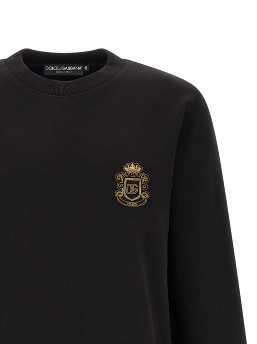 Sudadera de Algodón Negra Dolce & Gabbana - Image 3