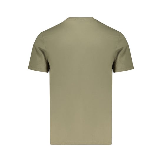 Camiseta de Hombre de Algodón Verde Calvin Klein - Image 2