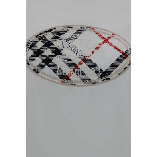 Camiseta de Algodón Blanca Burberry - Image 3