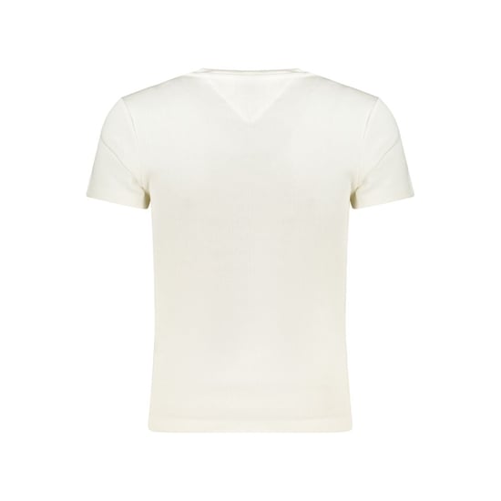 Camiseta de algodón blanca para mujer Tommy Hilfiger - Image 2