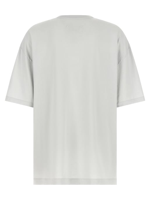 Camiseta de Algodón Gris Maison Margiela - Image 2