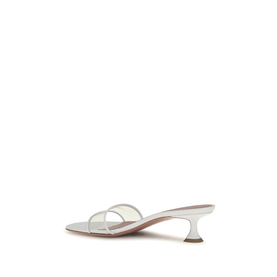 Sandalias de PVC Blancas Amina Muaddi - Image 3