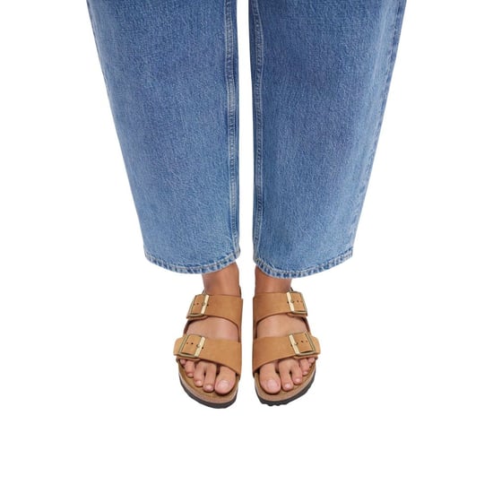 Sandalias Planas de Cuero Marrón Birkenstock - Image 5