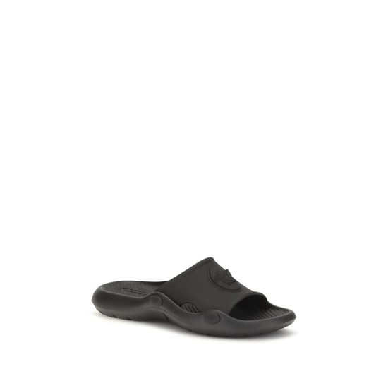Sandalias Negras de Caucho Versace - Image 2