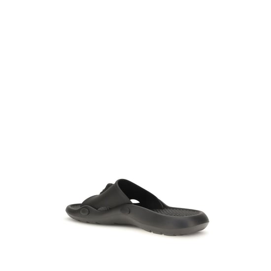 Sandalias Negras de Caucho Versace - Image 3