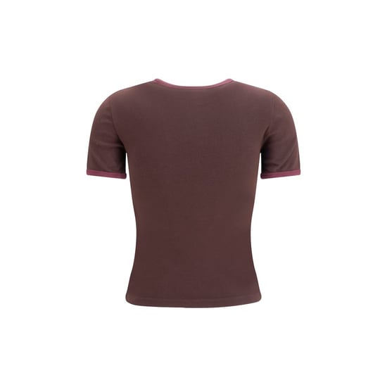 Camiseta de Algodón Marrón Courrèges - Image 2