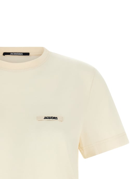 Camiseta de algodón beige Jacquemus - Image 3