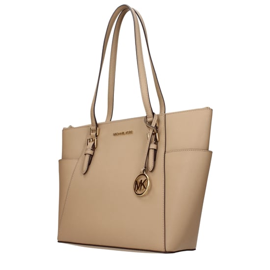 Bolso de hombro de piel beige Michael Kors - Image 2