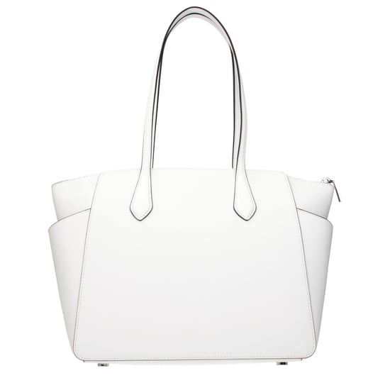 Bolso de hombro de cuero blanco Michael Kors - Image 3