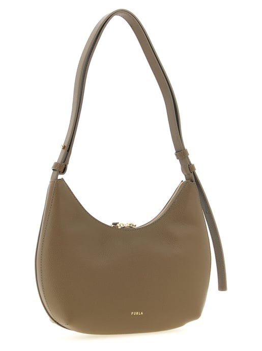 Bolso de Hombro de Piel deternera Beige Furla - Image 2