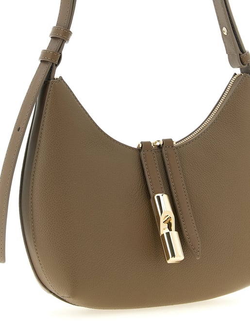 Bolso de Hombro de Piel deternera Beige Furla - Image 3