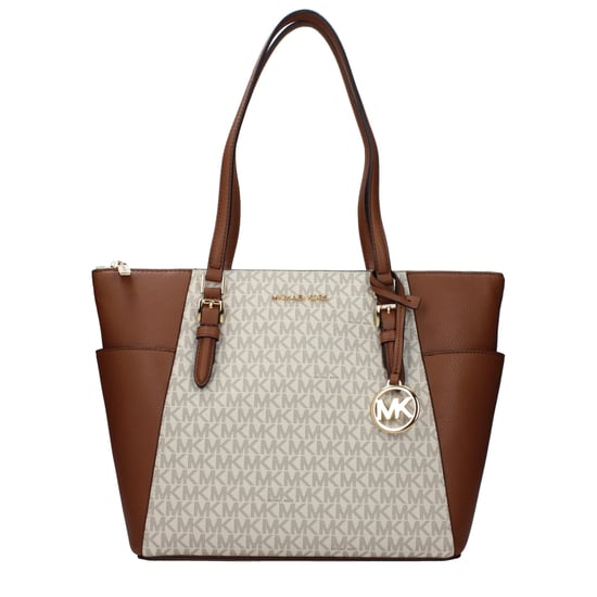 Bolso de hombro de piel beige Michael Kors - Image 1