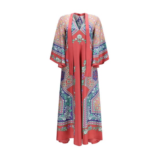 El Vestido Casual de Seda Multicolor La Double J - Image 1