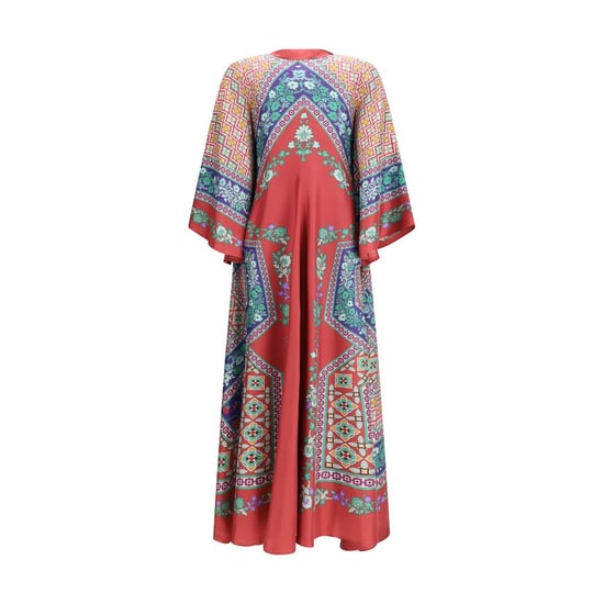El Vestido Casual de Seda Multicolor La Double J - Image 2