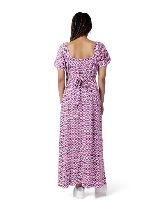 Solo Vestido Casual de Viscosa Púrpura - Image 2
