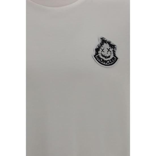 Camiseta de algodón beige Moncler - Image 3
