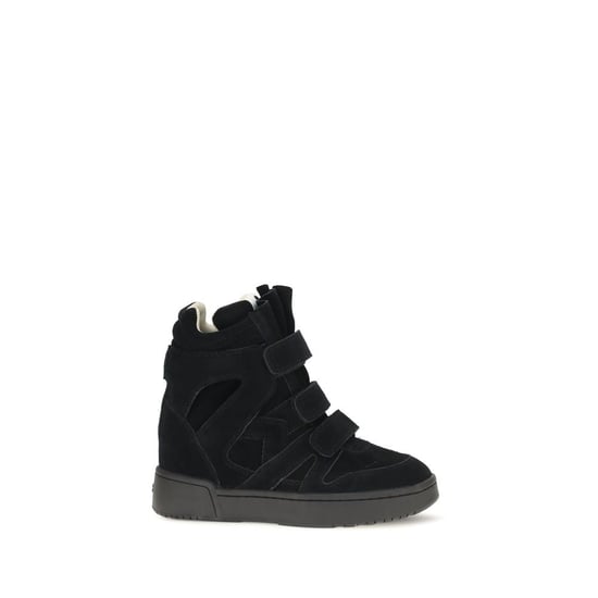 Zapatillas Bos Taurus de cuero de ternera negro Isabel Marant - Image 1