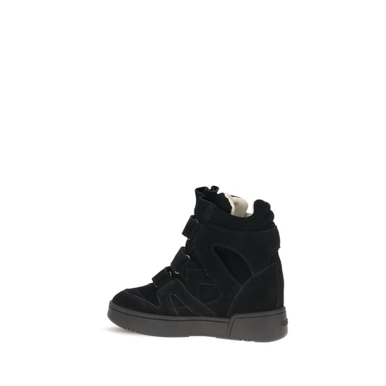 Zapatillas Bos Taurus de cuero de ternera negro Isabel Marant - Image 3