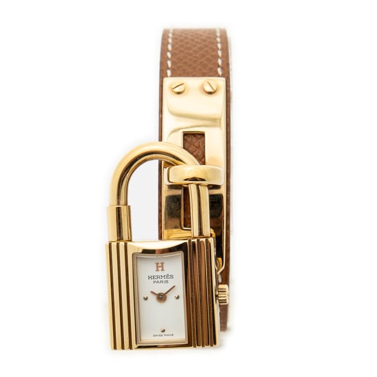 Hermès Kelly Watch en Brown Cuero de becerro - Image 1