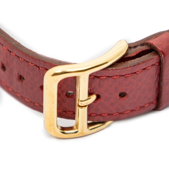 Hermès Heure H Watch  en  Red Cuero de becerro - Image 6