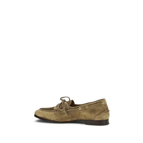 Mocasines Slip-On de Cuero de Búfalo Beige de Bally - Image 3