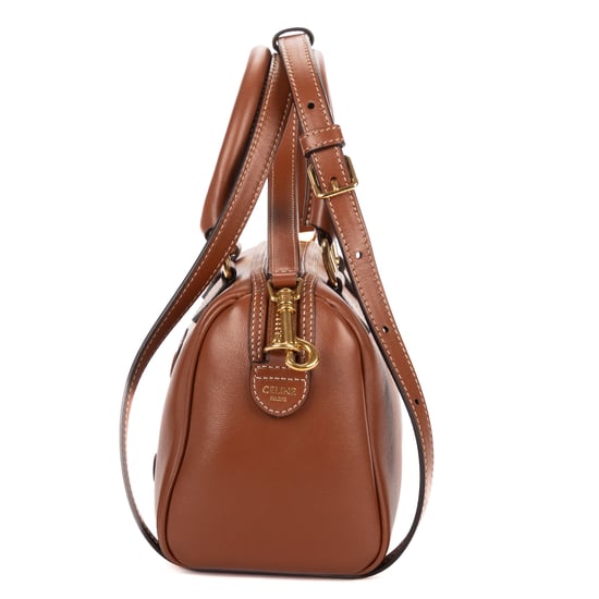 Celine Small Boston Small en  Brown Cuero de ternero - Image 3