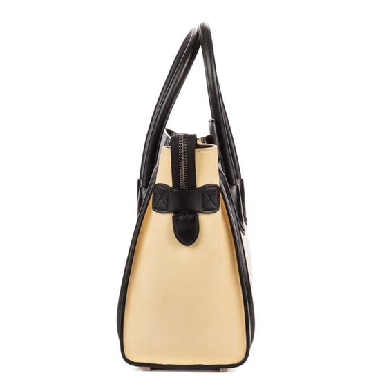 Celine Tricolor Micro Luggage  en  negro Cuero de ternero - Image 3