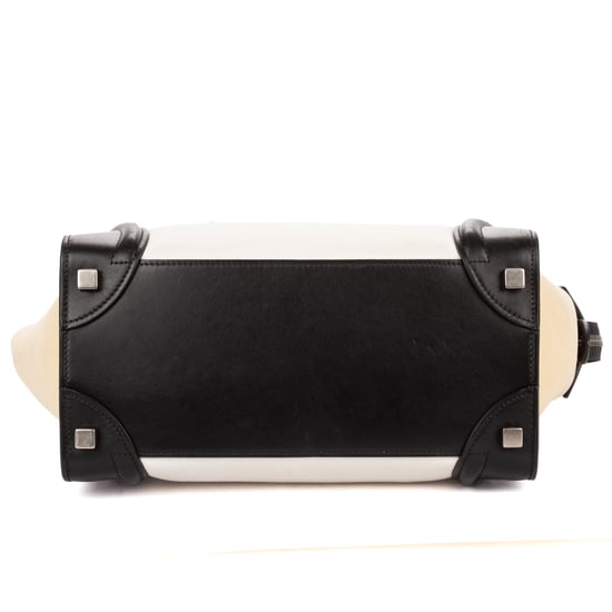 Celine Tricolor Micro Luggage  en  negro Cuero de ternero - Image 6