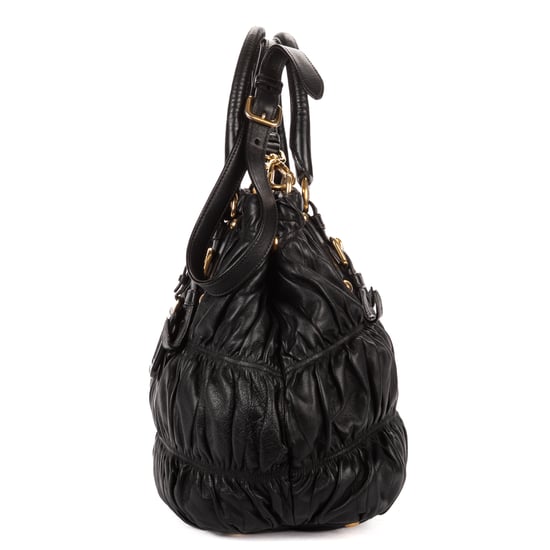 Prada Medium Gaufre Tote Medium en  negro Cuero de ternero - Image 3