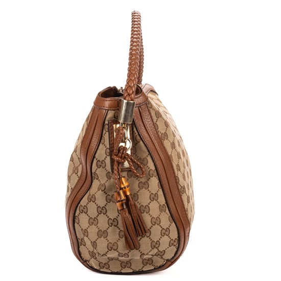 Gucci Bella Hobo Bag  en  beige Lienzo - Image 3