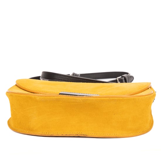 Celine Trotteur Crossbody en amarillo Cuero de ternero - Image 6