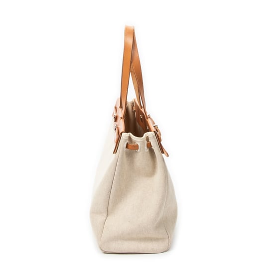 Hermès Herbag Cabas GM en beige Lienzo - Image 4