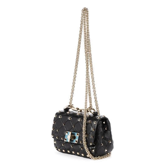 Valentino Mini Rockstud Spike Crossbody Mini en  negro Cuero de becerro - Image 2