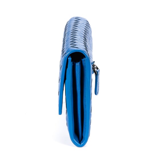 Bottega Veneta Flap Continental  en  Blue Cuero de becerro - Image 3