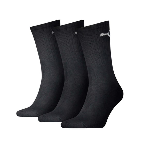 PUMA Crew 3Pck Black Socks - Image 1