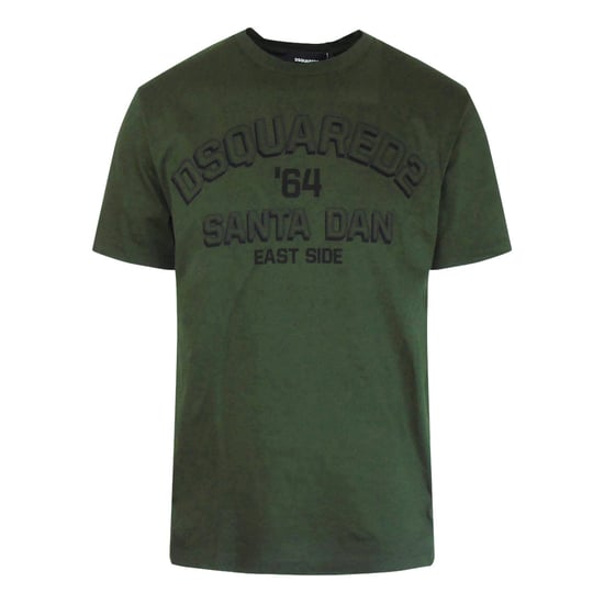 Camiseta Verde Oscuro Dsquared2 Santa Dan 64 - Image 1