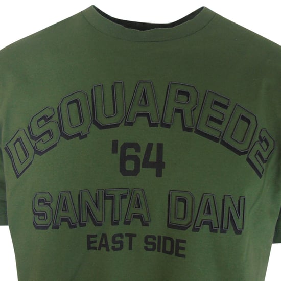 Camiseta Verde Oscuro Dsquared2 Santa Dan 64 - Image 2