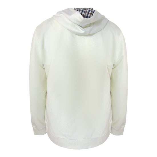 Sudadera Con Capucha Aquascutum Active Con Logo Grande, Color Blanco Viejo - Image 3