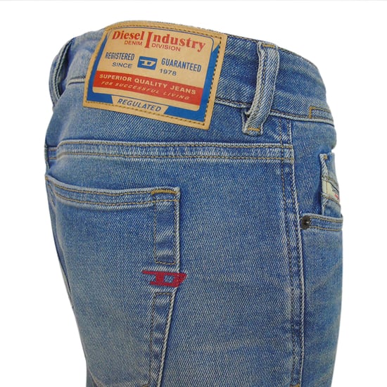 Pantalones Vaqueros Diesel 1979 Sleenker De Mezclilla Azul - Image 3