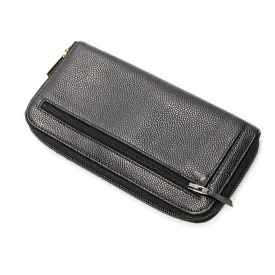 Chanel Timeless Zip Around Wallet en negro Cuero de ternero - Image 2