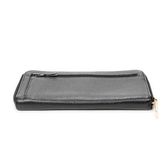 Chanel Timeless Zip Around Wallet en negro Cuero de ternero - Image 3