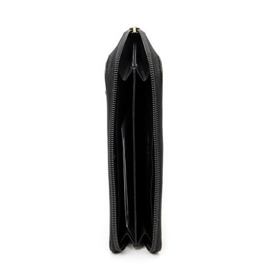 Chanel Timeless Zip Around Wallet en negro Cuero de ternero - Image 4