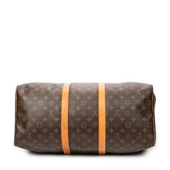Louis Vuitton Keepall 50 en marrón Lienzo recubierto - Image 6