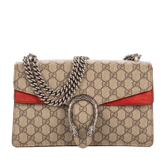 Gucci Small Dionysus Chain Crossbody Small en beige Lienzo recubierto - Image 1