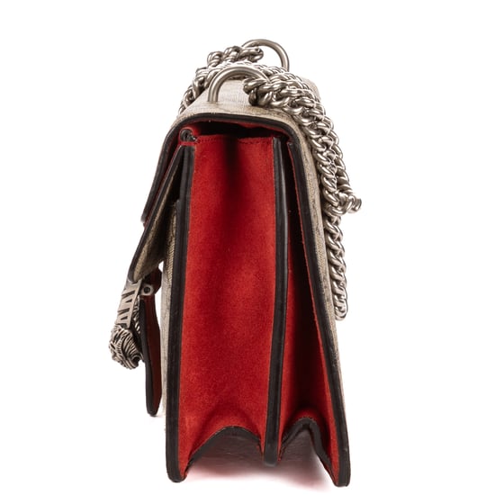 Gucci Small Dionysus Chain Crossbody Small en beige Lienzo recubierto - Image 3
