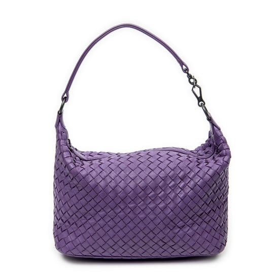 Bottega Veneta Small Zip Hobo en morado Cuero de becerro - Image 1