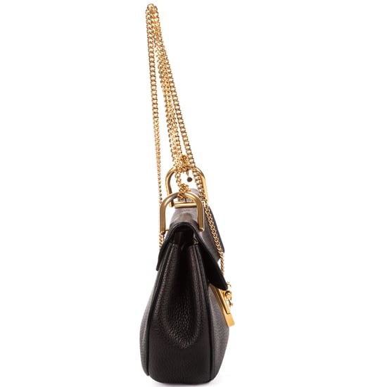 Chloé Drew Crossbody Bag Mini en negro Cuero de ternero - Image 4