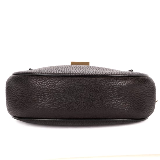 Chloé Drew Crossbody Bag Mini en negro Cuero de ternero - Image 6