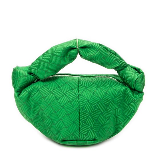 Bottega Veneta Mini Double Knot en verde Lienzo - Image 1